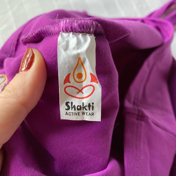 Purple Shakti Activewear Yoga Top - Picture 4 of 7